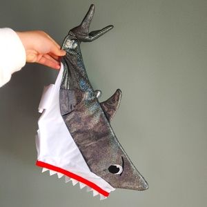 Silver Small Dog or Cat Shark Halloween Costume